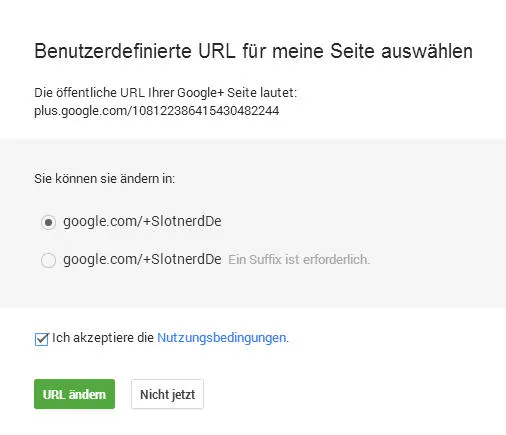 URL Auswahl ohne Suffix