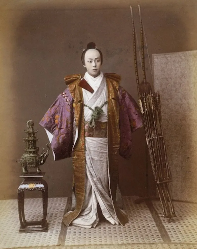 Samurai mit Bogen