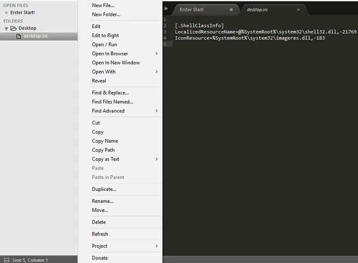 Sublime Text - Sidebar Enhancements Plugin