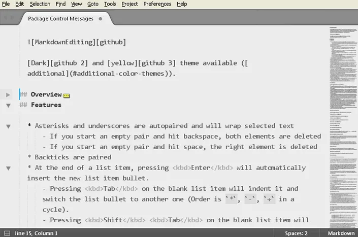 Sublime SmartMarkdown Plugin