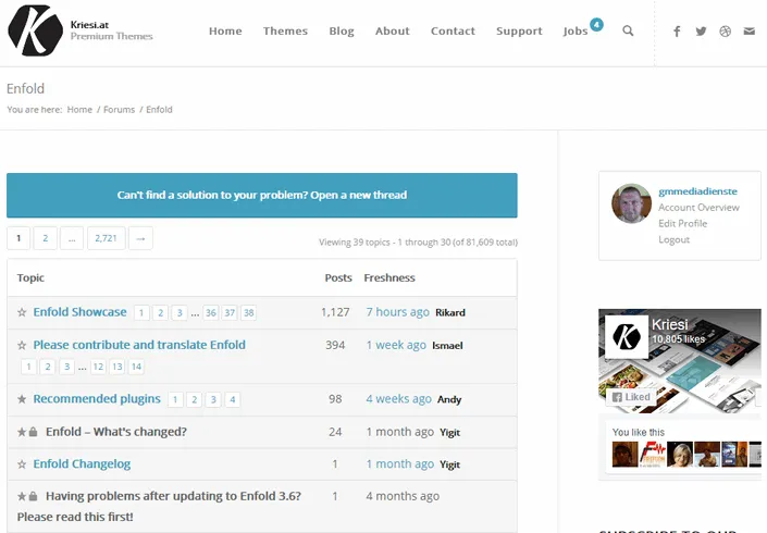 Sehr aktives Support Forum