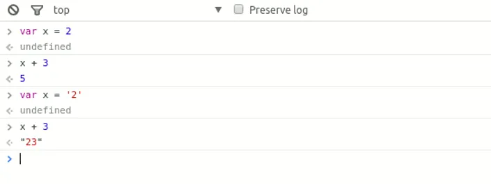 JavaScript Types