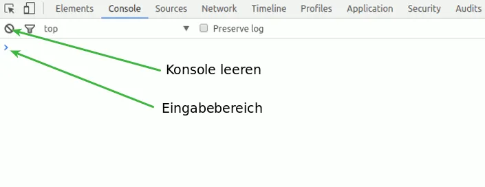 JavaScript Console in Google Chrome