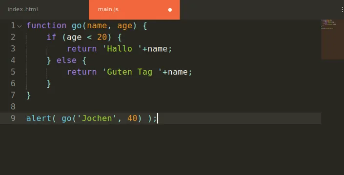 JavaScript Function mit if else kombinieren