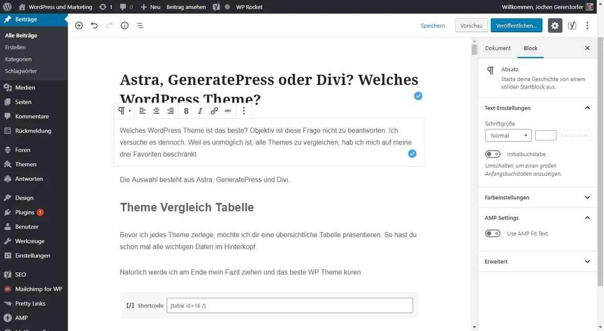 Block Editor