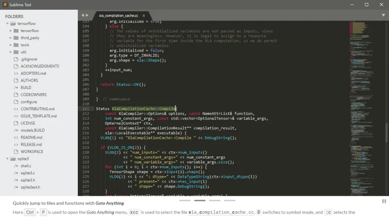 Sublime Text 3 - Screenshot 2019