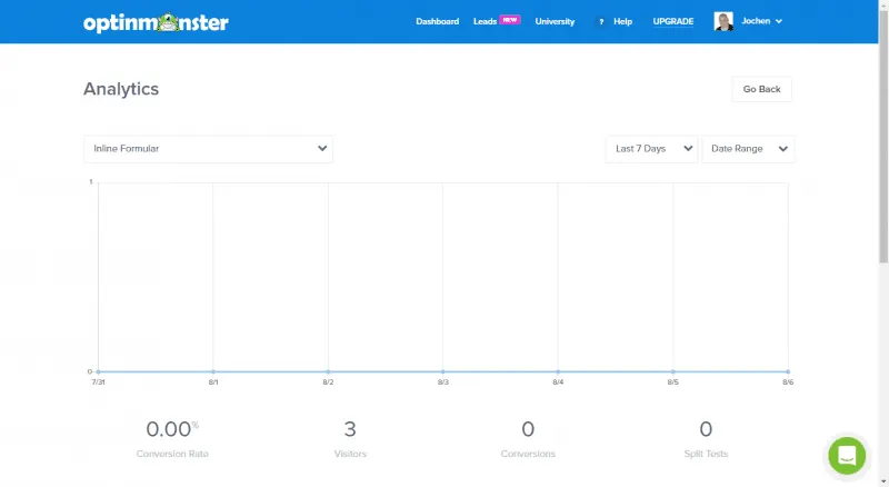 OptinMonster Analytics und Insights