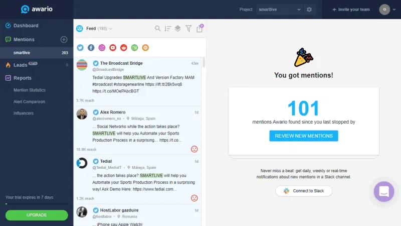 Awario Mentions