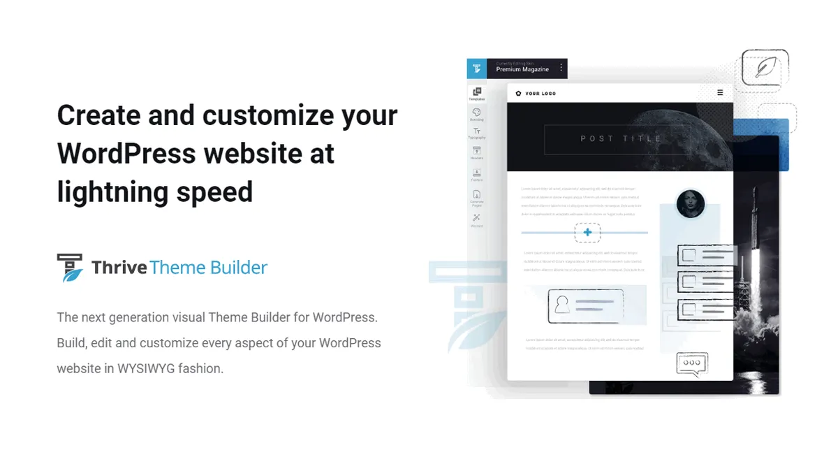 Teaser die das neue WordPress-Theme