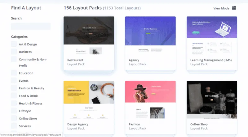Divi Layout Packs