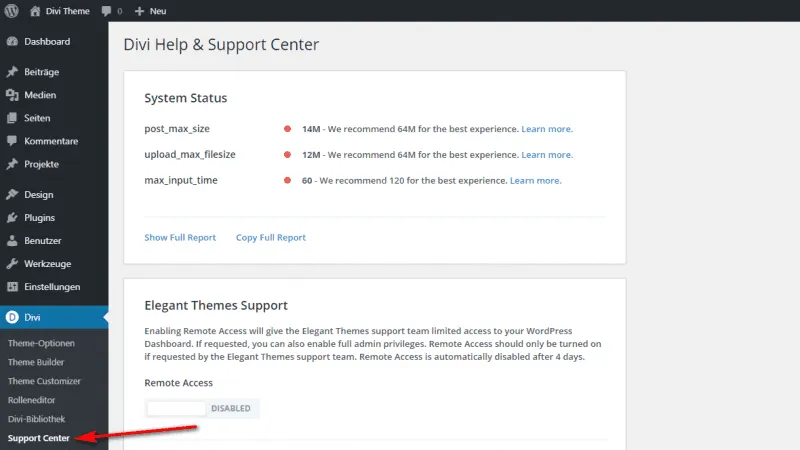 Divi Help & Support Center