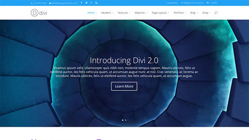 Divi Version 2.0