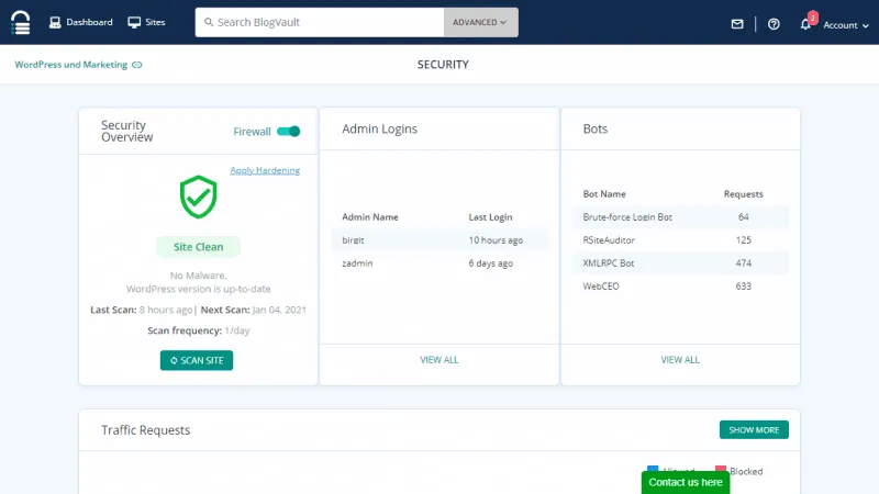 The BlogVault Security Overview