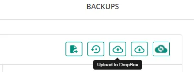 Backups auf Dropbox speichern
