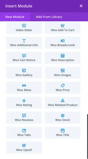 Divi WooCommerce Modules