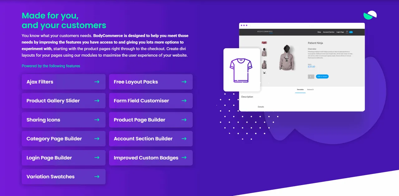 BodyCommerce: Divi WooCommerce Customizer und Styling Plugin