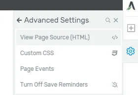 Advanced Settings - Erweiterte Einstellungen