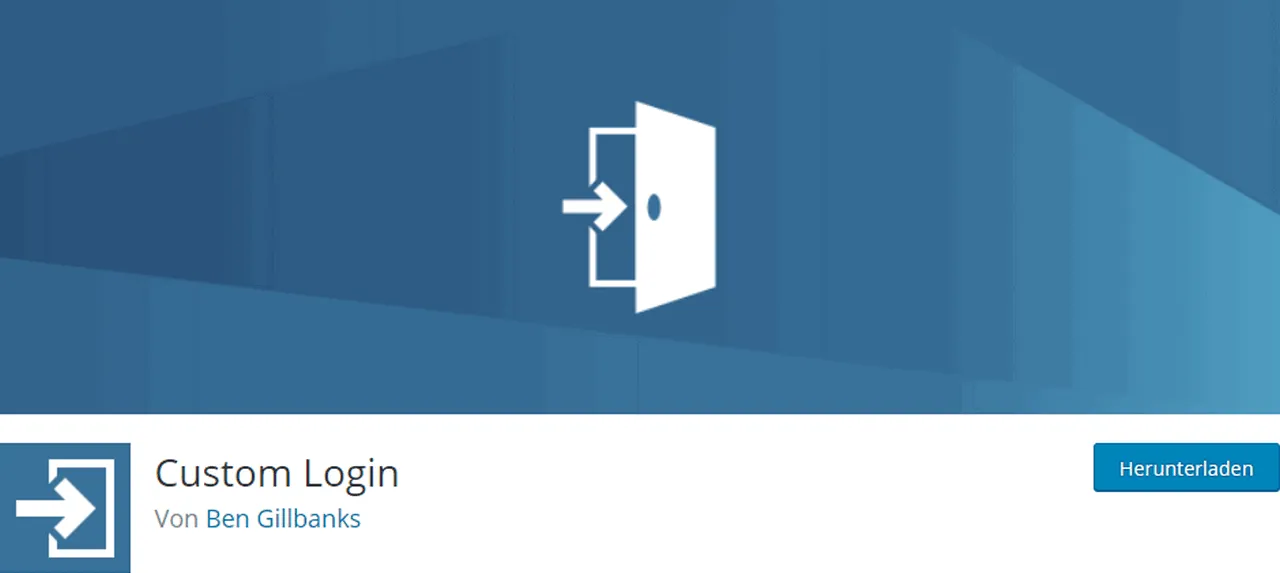 Custom Login Plugin im WordPress-Verzeichnis