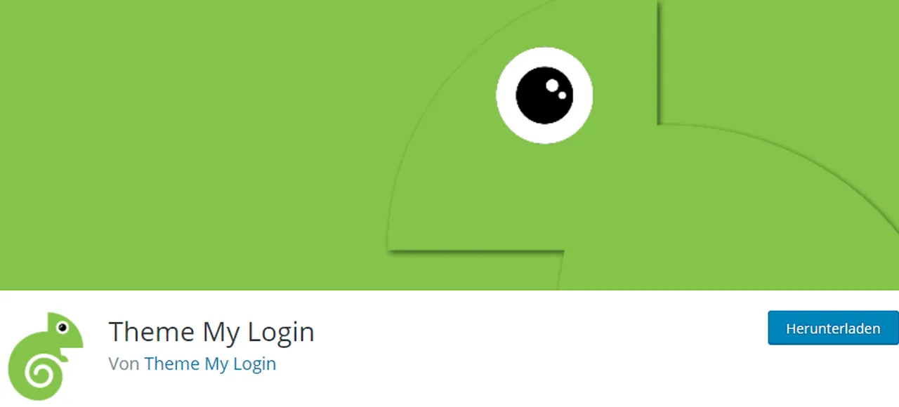 Das Theme My Login Plugin
