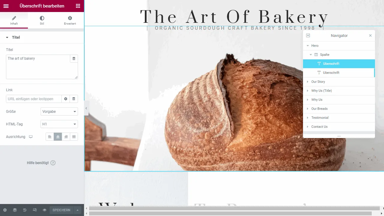Edit the new pages with Elementor Page Builder.