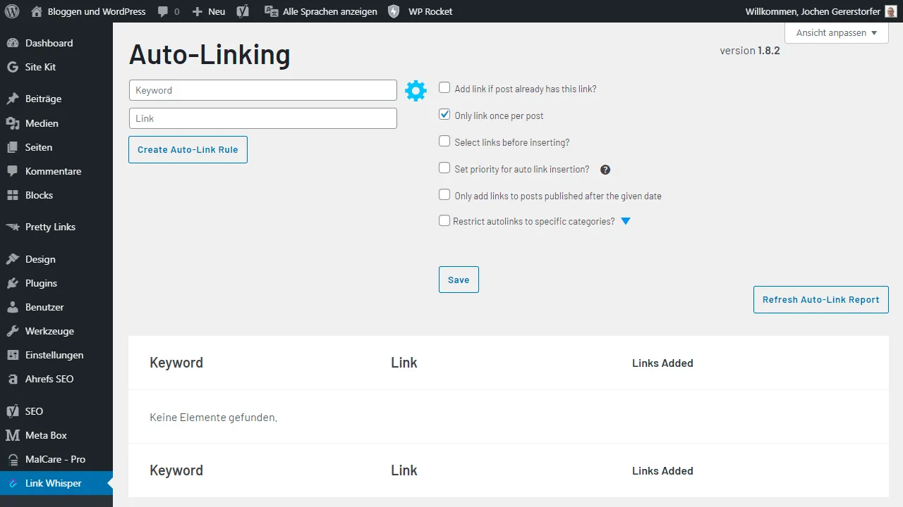 Link Whisper Auto-Linking