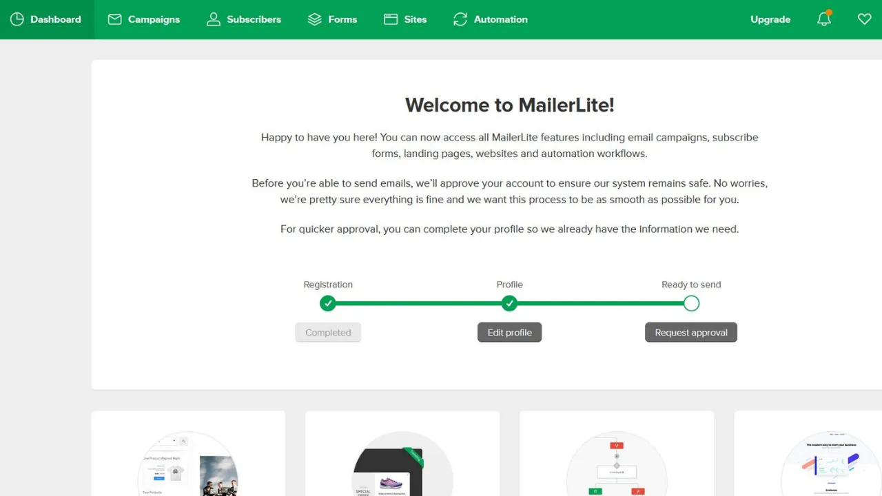 Create email marketing campaigns with MailLite