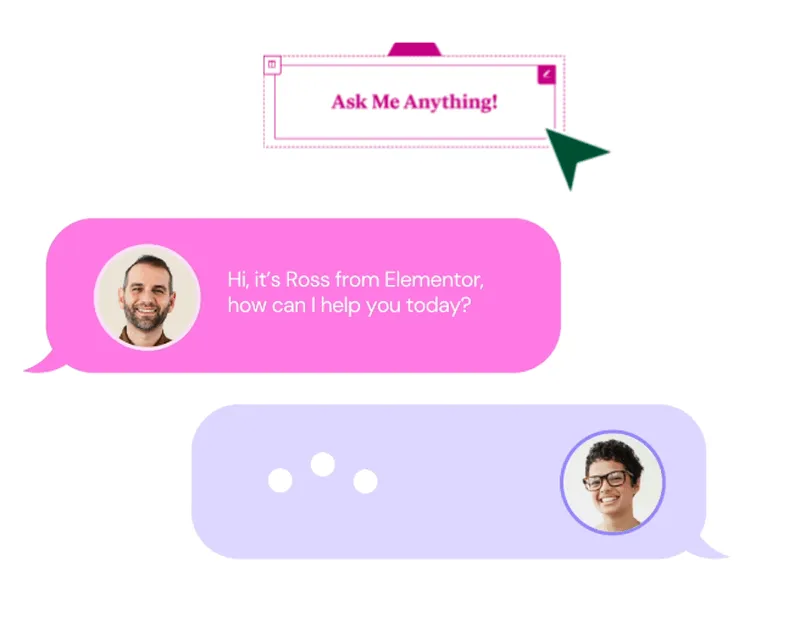 Elementor Support per Chat.