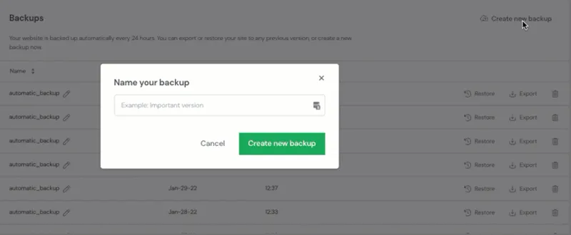 So einfach erstellst du ein Backup deiner Elementor Cloud.