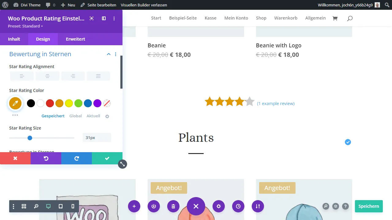 WooCommerce Produktbewertung