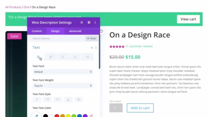 WooCommerce Divi Module