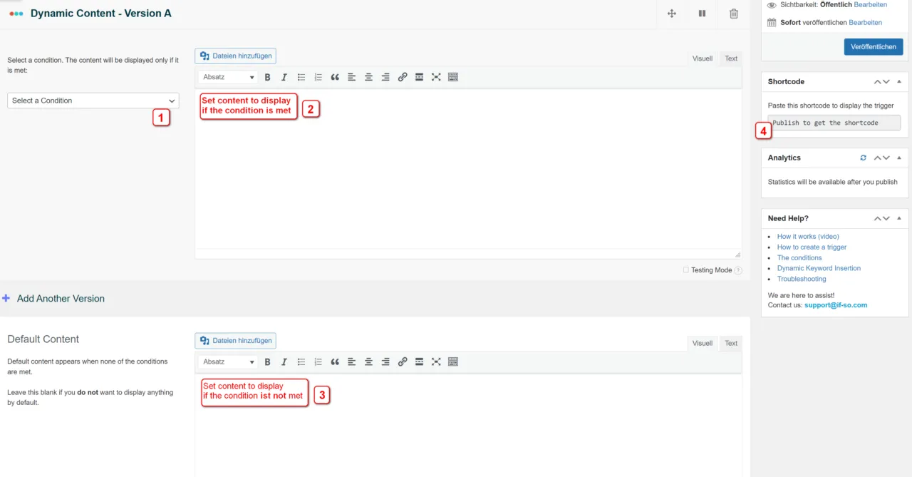 So erstellst du einen dynamischen Trigger mit If-So.