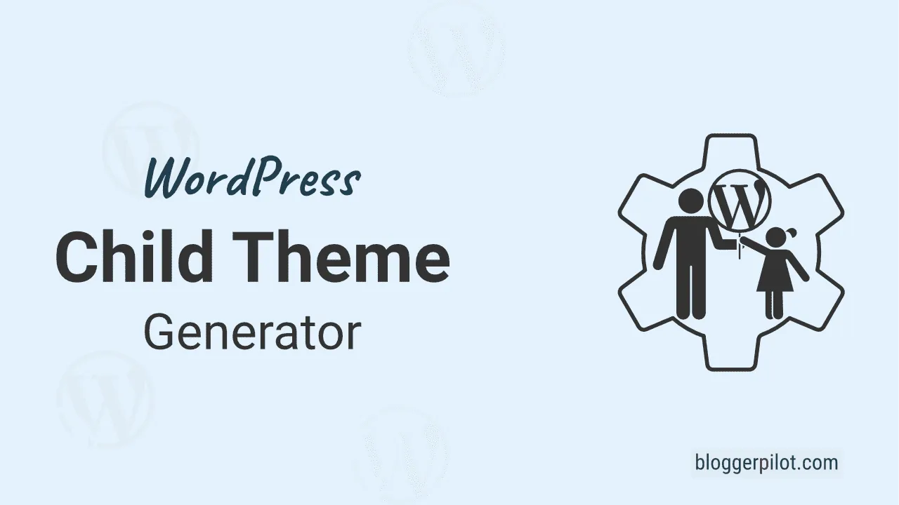 WordPress Child Theme Generator