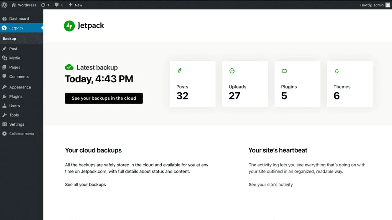 Jetpack Backup