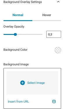 The new Kadence Background Overlay feature.