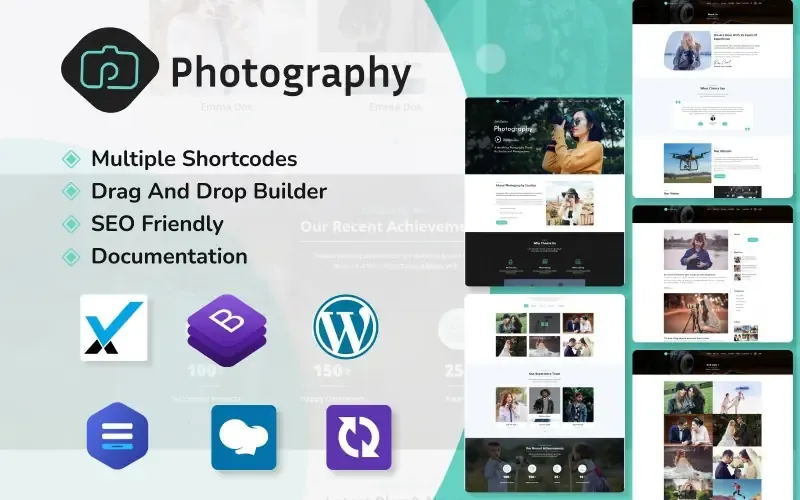 Photography - Portfolio WordPress Theme