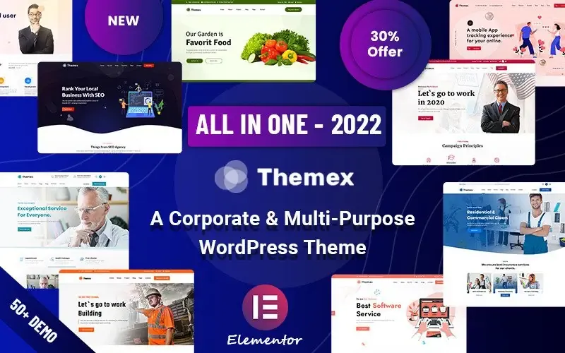 Themex - Responsive Multipurpose WordPress Theme