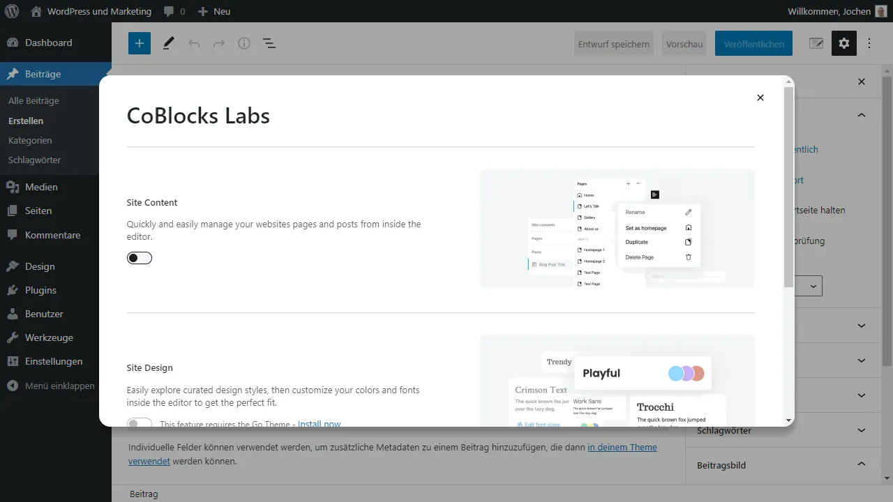 CoBlocks Labs mit neuen Features