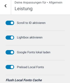 Load the Google Fonts locally from your webspace.